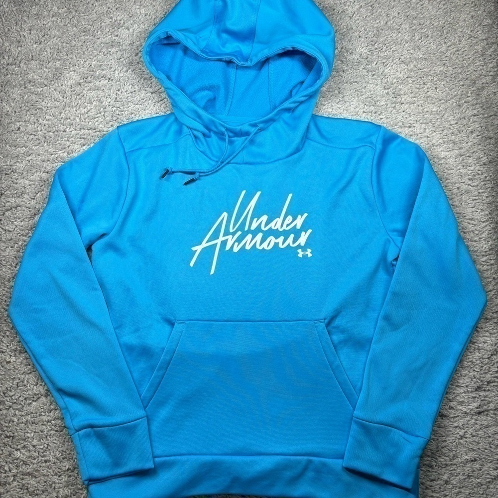Under Armour Hoodie Mens Small Sweatshirt Casual Outerwear Loose Activewear Hood